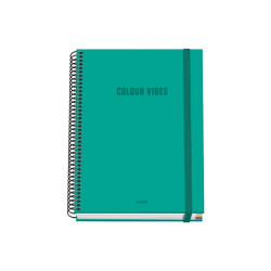 Dohe Colour Vives Cuaderno Espiral A5 100 Hojas Cuadricula 5mm