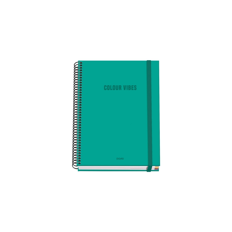 Dohe Colour Vives Cuaderno Espiral A5 100 Hojas Cuadricula 5mm