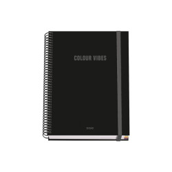 Dohe Colour Vives Cuaderno Espiral A5 100 Hojas Cuadricula 5mm