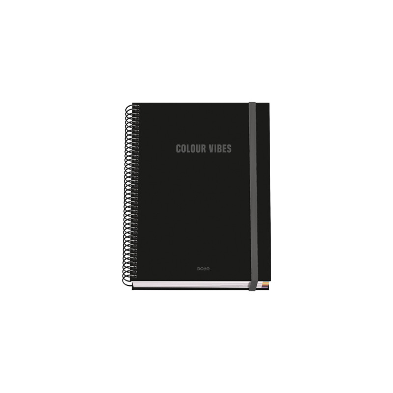 Dohe Colour Vives Cuaderno Espiral A5 100 Hojas Cuadricula 5mm
