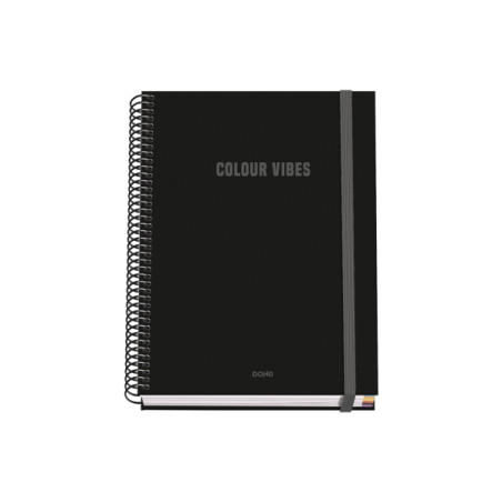 Dohe Colour Vives Cuaderno Espiral A5 100 Hojas Cuadricula 5mm