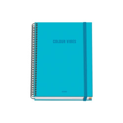 Dohe Colour Vives Cuaderno Espiral A5 100 Hojas Cuadricula 5mm