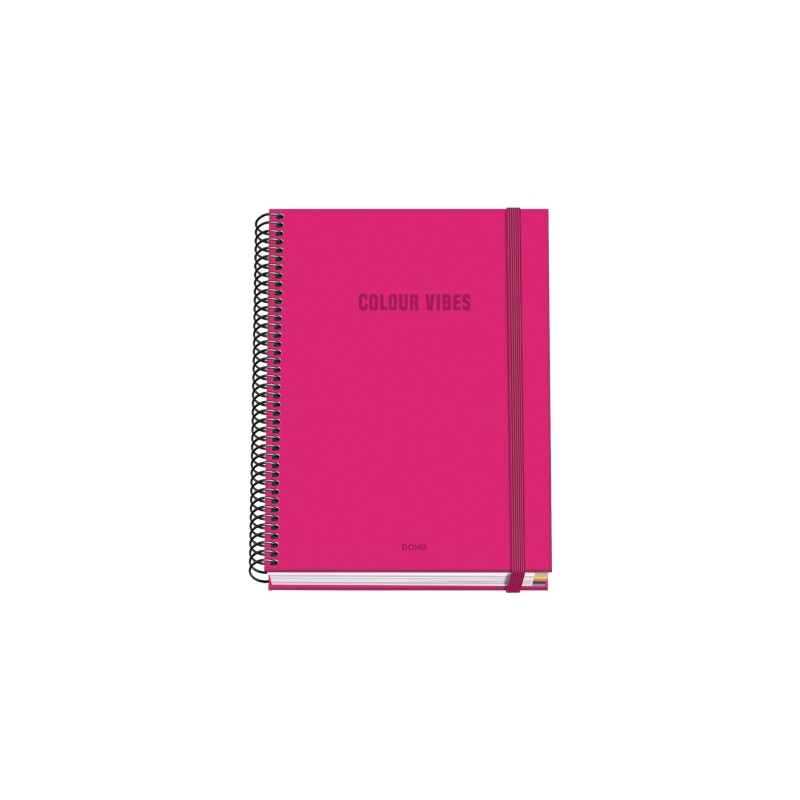 Dohe Colour Vives Cuaderno Espiral A5 100 Hojas Cuadricula 5mm