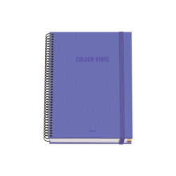 Dohe Colour Vives Cuaderno Espiral A5 100 Hojas Cuadricula 5mm