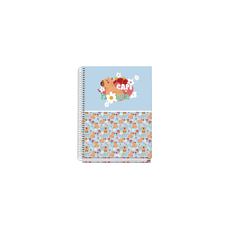 Dohe Capi Flower Cuaderno de Espiral Metalica