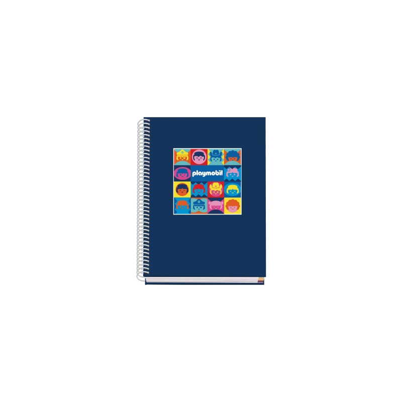 Dohe Playmobil Cuaderno Espiral A5 100 Hojas Cuadricula 5mm