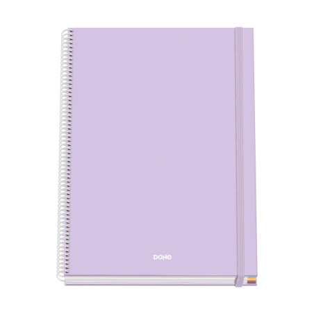Dohe Serenity Cuaderno Espiral A4 100 Hojas Microperforadas Cuadricula 5mm