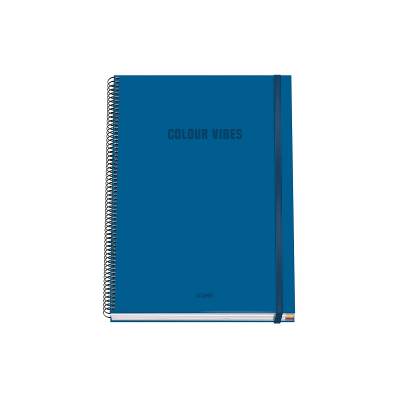 Dohe Colour Vives Cuaderno Espiral A4 100 Hojas Microperforadas Cuadricula 5mm
