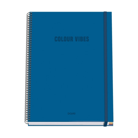 Dohe Colour Vives Cuaderno Espiral A4 100 Hojas Microperforadas Cuadricula 5mm