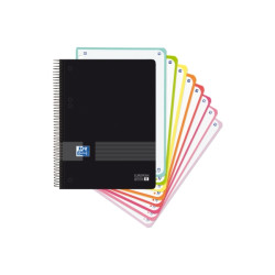 Oxford Europeanbook 8 Live & Go Cuaderno Espiral A5+ 160 Hojas Cuadricula 5x5 (4u.)