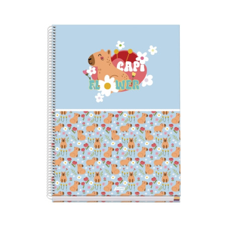 Dohe Capi Flower Cuaderno de Espiral Metalica