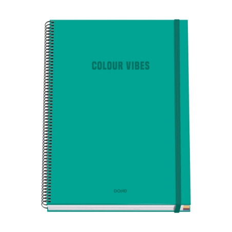 Dohe Colour Vives Cuaderno Espiral A4 100 Hojas Microperforadas Cuadricula 5mm