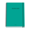 Dohe Colour Vives Cuaderno Espiral A4 100 Hojas Microperforadas Cuadricula 5mm