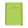 Dohe Colour Vives Cuaderno Espiral A4 100 Hojas Microperforadas Cuadricula 5mm