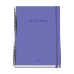 Dohe Colour Vives Cuaderno Espiral A4 100 Hojas Microperforadas Cuadricula 5mm