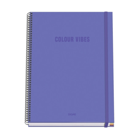 Dohe Colour Vives Cuaderno Espiral A4 100 Hojas Microperforadas Cuadricula 5mm