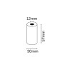 Oqonos Rollo de Papel Termico 57x30x12mm, Libre de BPA, FSC (10u.)