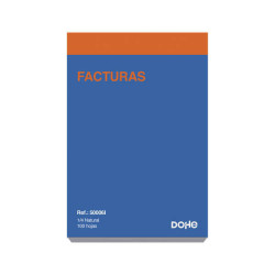 Dohe Talonarios Preimpresos a Dos Tintas I.G.I.C. Varios 100 Hojas - Cuarto Natural - Sencillo