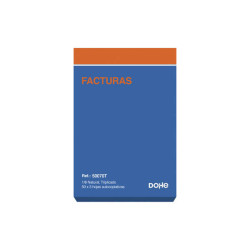 Dohe Talonarios Preimpresos a Dos Tintas en Papel Autocopiativo Varios Octavo Natural - Triplicado