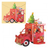 Dohe Truck Tarjeta 3D de Felicitacion Navideña con Sobre