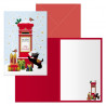 Dohe Buzon Pack de 6 Tarjetas de Felicitacion Navideña con Sobre