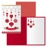 Dohe Carrusel Pack de 6 Tarjetas de Felicitacion Navideña con Sobre