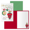 Dohe Cascabel Pack de 6 Tarjetas de Felicitacion Navideña con Sobre