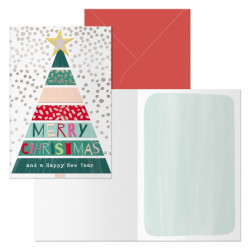 Dohe Natale Pack de 6 Tarjetas de Felicitacion Navideña con Sobre