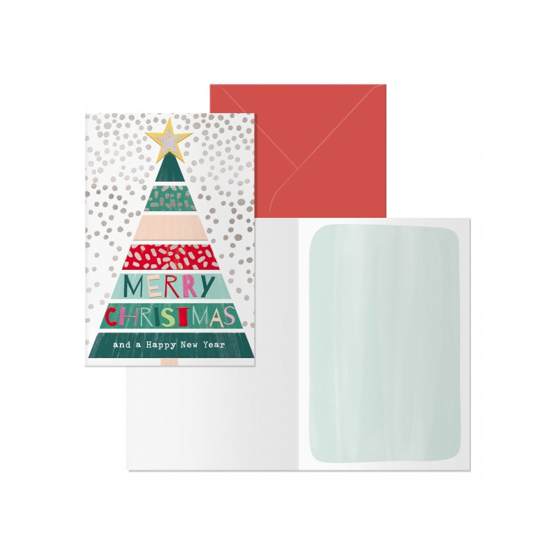 Dohe Natale Pack de 6 Tarjetas de Felicitacion Navideña con Sobre