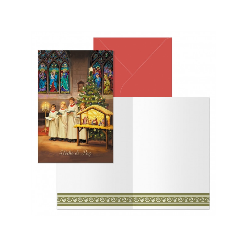 Dohe Coro Pack de 6 Tarjetas de Felicitacion Navideña con Sobre