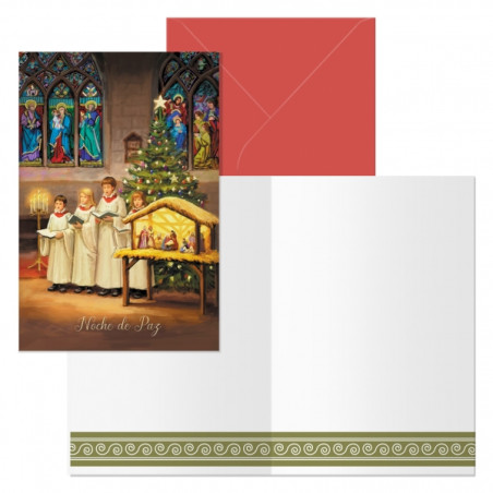 Dohe Coro Pack de 6 Tarjetas de Felicitacion Navideña con Sobre
