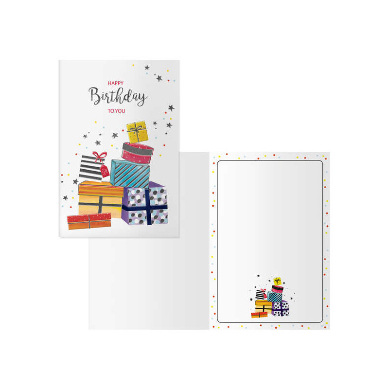 Dohe Pack de 6 Tarjetas de Felicitacion de Cumpleaños