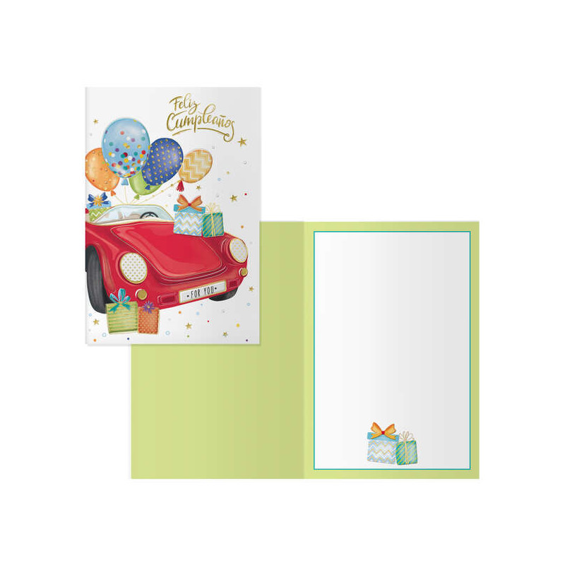 Dohe Pack de 6 Tarjetas de Felicitacion de Cumpleaños