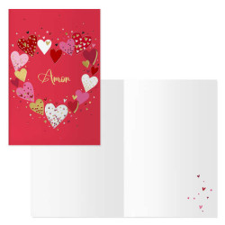 Dohe Pack de 6 Tarjetas de Felicitacion de San Valentin