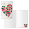 Dohe Pack de 6 Tarjetas de Felicitacion de San Valentin