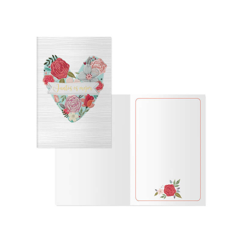Dohe Pack de 6 Tarjetas de Felicitacion de San Valentin