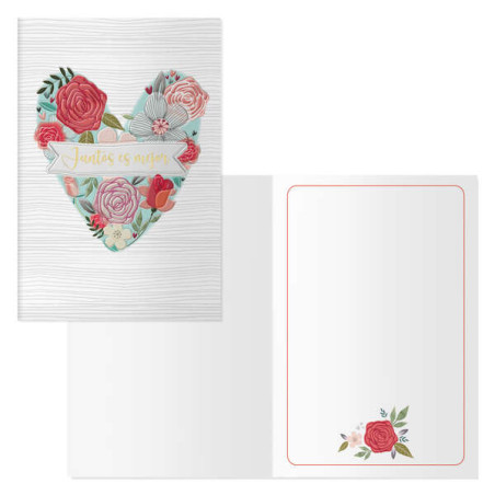 Dohe Pack de 6 Tarjetas de Felicitacion de San Valentin