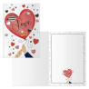 Dohe Pack de 6 Tarjetas de Felicitacion de San Valentin