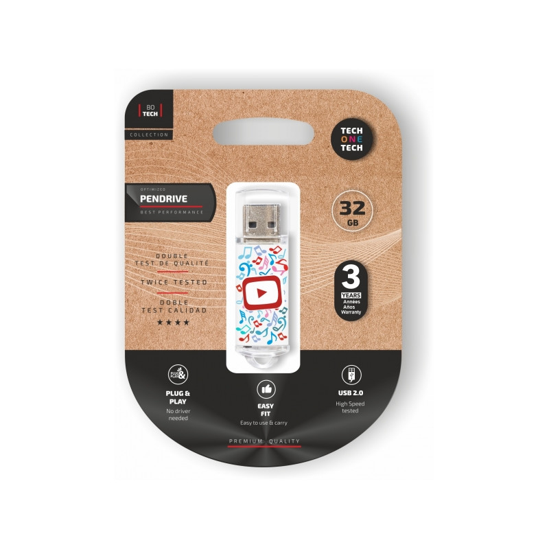 TechOneTech Be Super Video Dream Memoria USB 2.0 32GB (Pendrive)