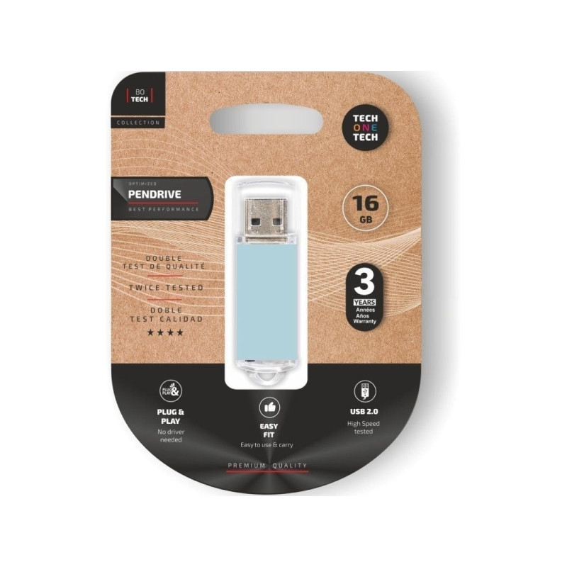TechOneTech TechOne Tech Basic Blue Sky Memoria USB 2.0 16GB (Pendrive)