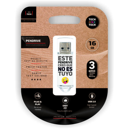 TechOneTech Memoria USB 2.0 16GB (Pendrive)