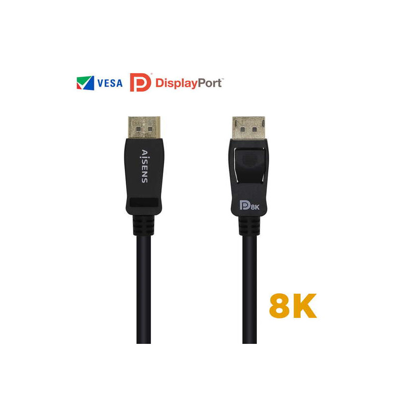 Aisens Cable Displayport Certificado V1.4 8K@60hz 0431