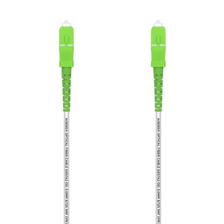 Aisens Cable Fibra Optica Latiguillo G657A2 3.0 9/125 SMF Simplex CPR Dca LSZH 0501