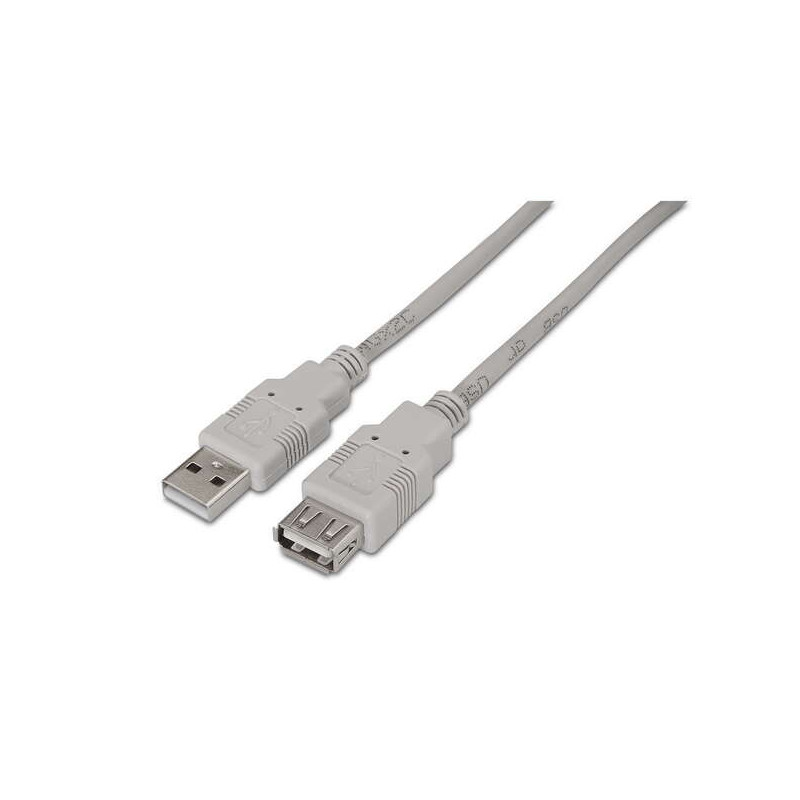 Aisens Cable Extension USB 2.0 Beige 0013