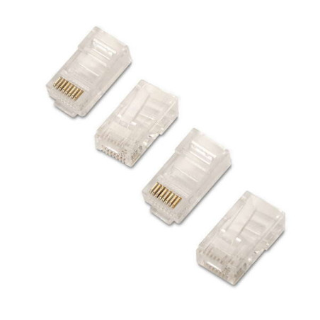 Aisens Pack de 10 Conectores RJ45 8 Hilos Cat.6 AWG24