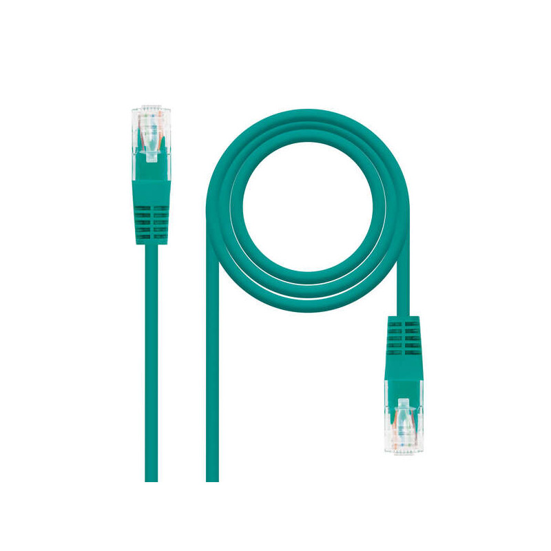 Nanocable Cable de Red Latiguillo RJ45 Cat.6 UTP AWG24 0.50m GR