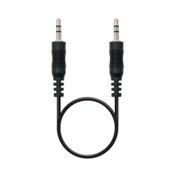 Nanocable Cable Audio Estereo Jack 3.5mm Macho a Jack 3.5mm Macho 1.50m