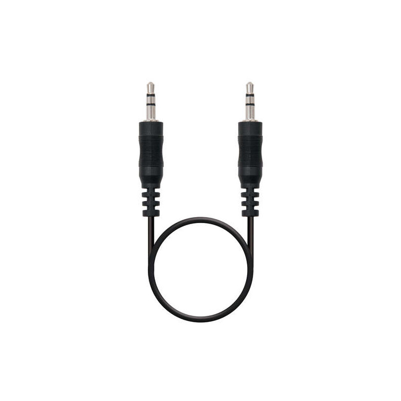 Nanocable Cable Audio Estereo Jack 3.5mm Macho a Jack 3.5mm Macho 1.50m