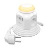 Aisens Regleta de Enchufes Sobremesa Multifuncion con 4 Tomas + 1xUSB-C