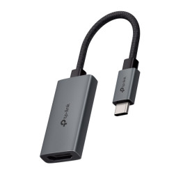 TP-Link UA520C Adaptador HDMI a USB-C Gris Oscuro Cable 10cm - HDMI 4K Hembra - USB-C Macho - Plug